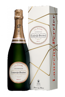 Carton 12 bouteilles de Champagne Laurent Perrier Brut La Cuvée avec étui